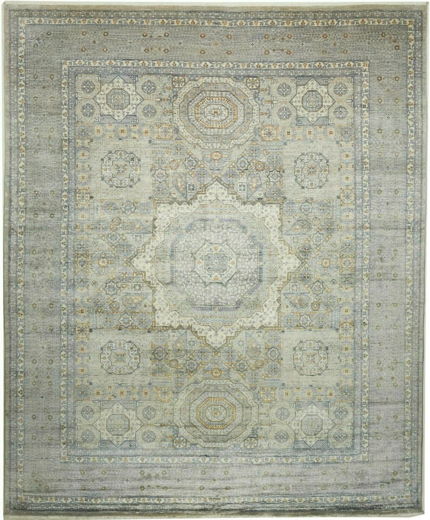 Mamluk Tappeto orientale 340x250 Grigio (Pakistan) Annodato A Mano
