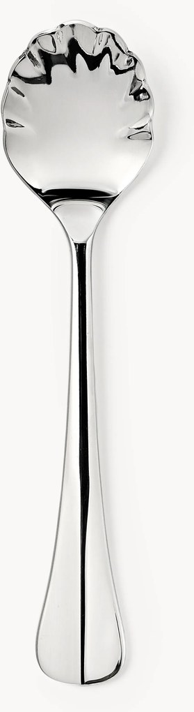 Set di 4 cucchiaini in acciaio inox lucido Ondine