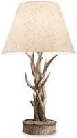 Lampade Da Scrivania Rustico-Country Chalet Materie Plastiche Beige 1 Luce E27