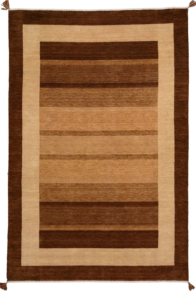 Loribaft Tappeto orientale 210x310 Beige (Indian) Annodato A Mano