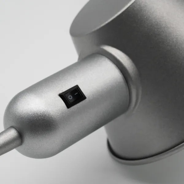 Brilo - Lampada da tavolo 1x E27/10W/230V cromo opaco