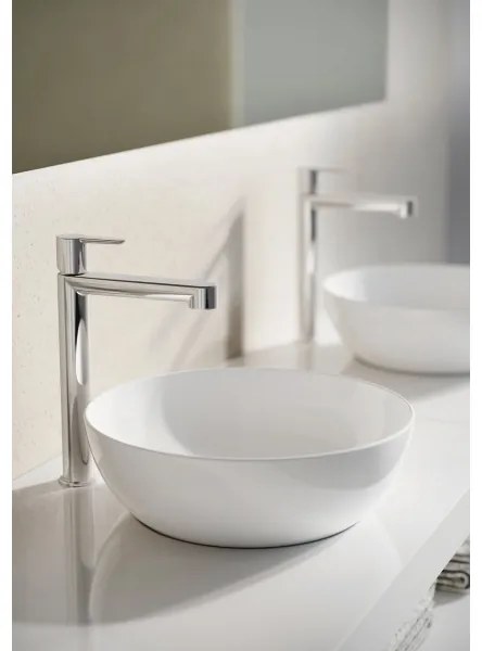 Ravak XJX01140003 - Lavabo da appoggio UNI SLIM Ø 40 cm ceramica/bianco