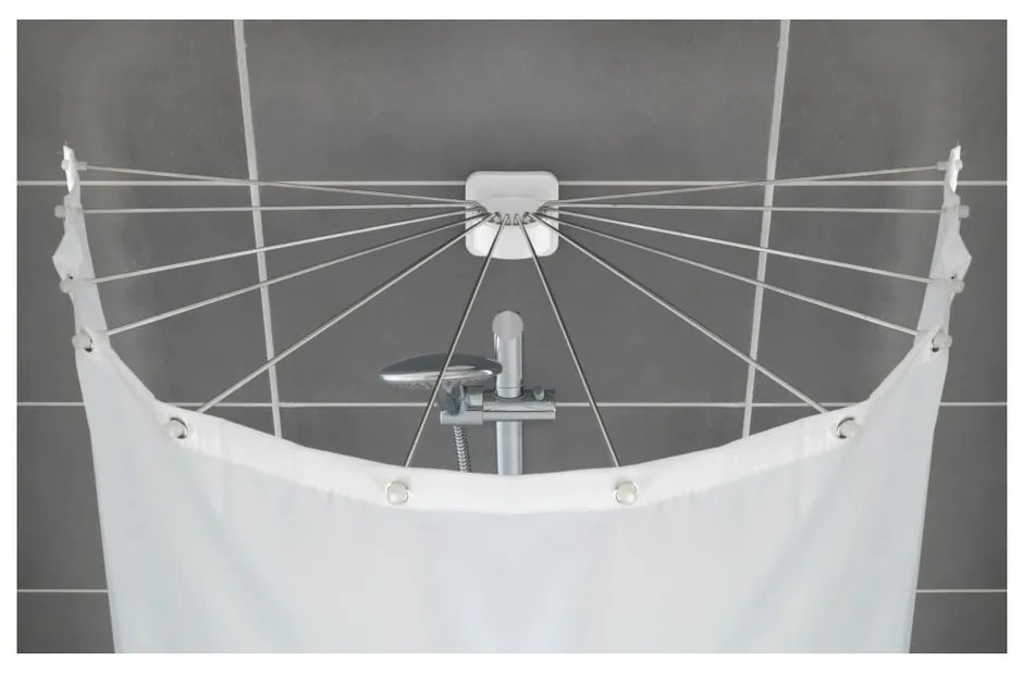 Supporto rotondo per tenda doccia argentato 72 cm – Wenko