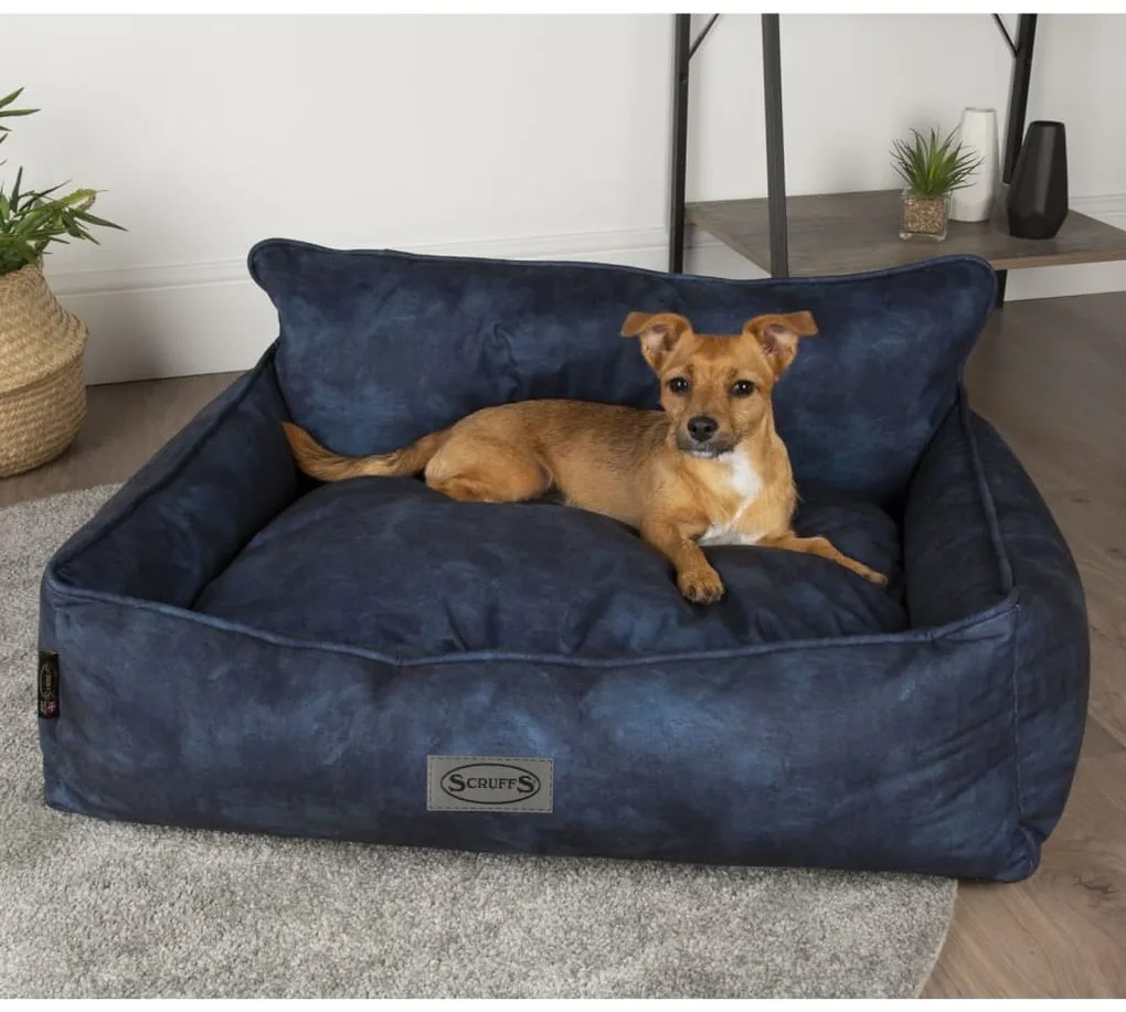 Lettino Per Cani Kensington M 60x50 Cm Blu Navy /