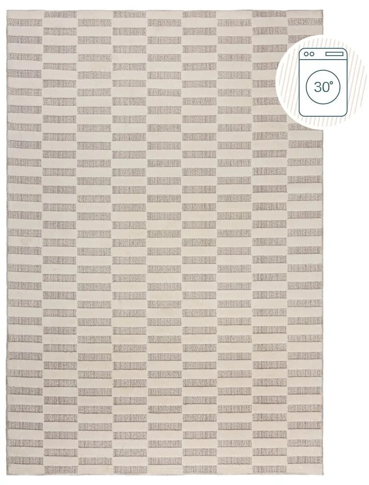 Tappeto greige lavabile 155x230 cm Marlowe – Flair Rugs