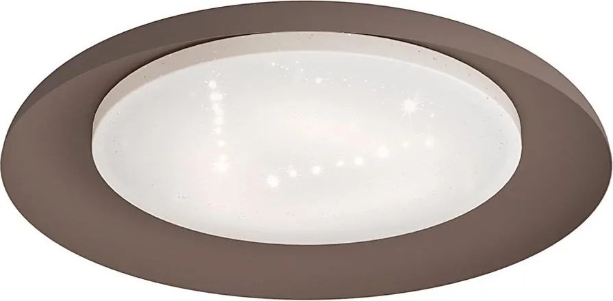 Eglo 99704 - Plafoniera LED PENJAMO LED/17,1W/230V marrone