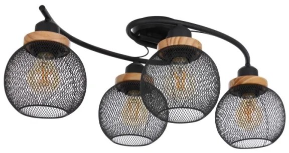 Globo 15663-4D - Lampadario da parete PABLO 4xE27/60W/230V