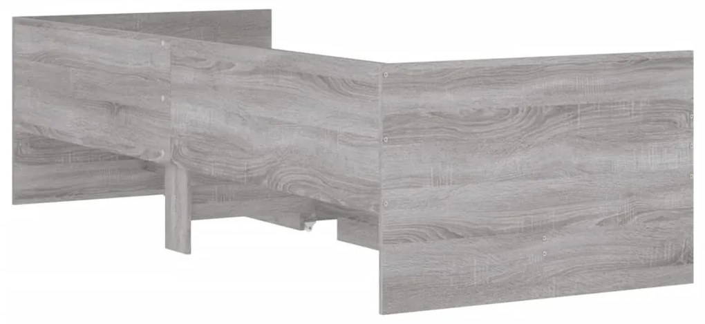 Giroletto con Cassetti Grigio Sonoma 90x200 cm