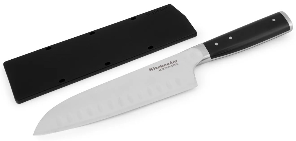Coltello santoku 18 cm KitchenAid con coprilama