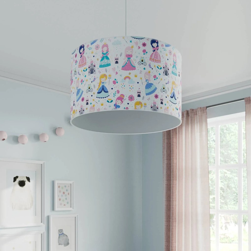 Euluna Lampada a sospensione Print M principesse colorate