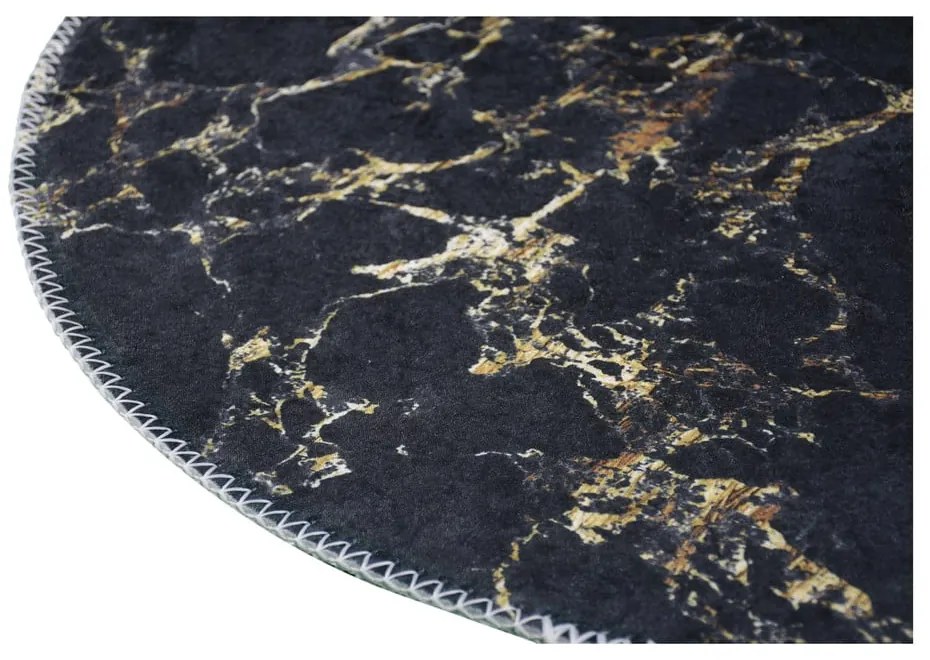 Tappeto rotondo grigio ø 100 cm - Vitaus