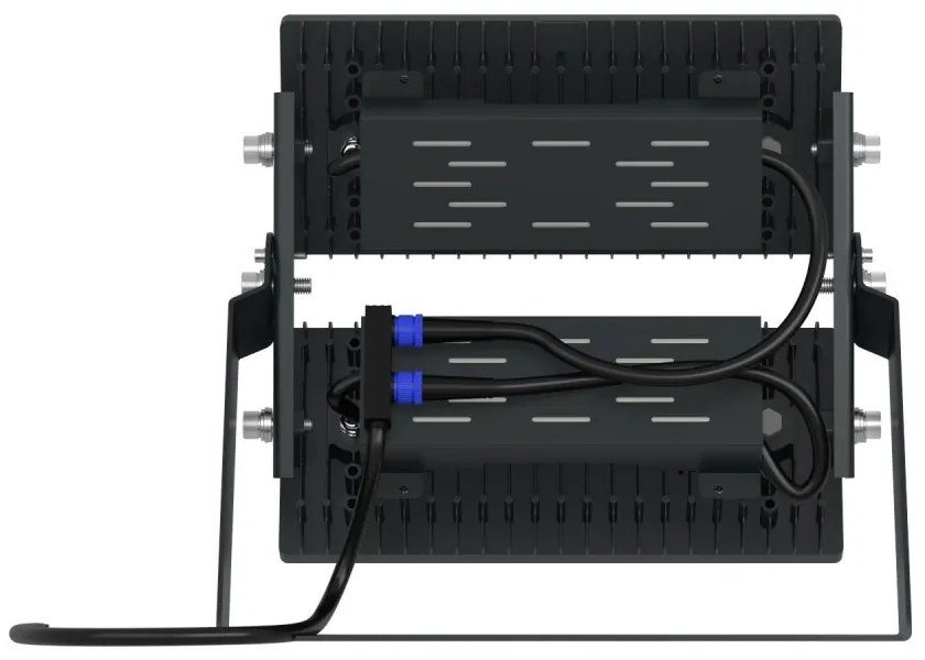 Faro Modulare LED 400W IP66, 167lm/W, No Flickering con driver Philips Colore Bianco Naturale 4.000K, Scegli l'angolo di illuminazione 30°, Scegli le staffe dei moduli Orientabili