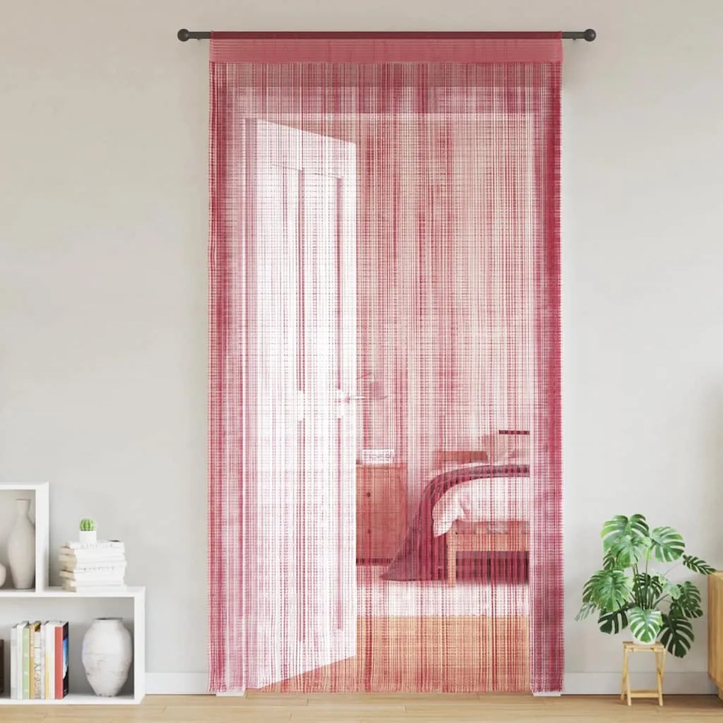 Tende A Filo 2 Pz Rosa 100x250 Cm /