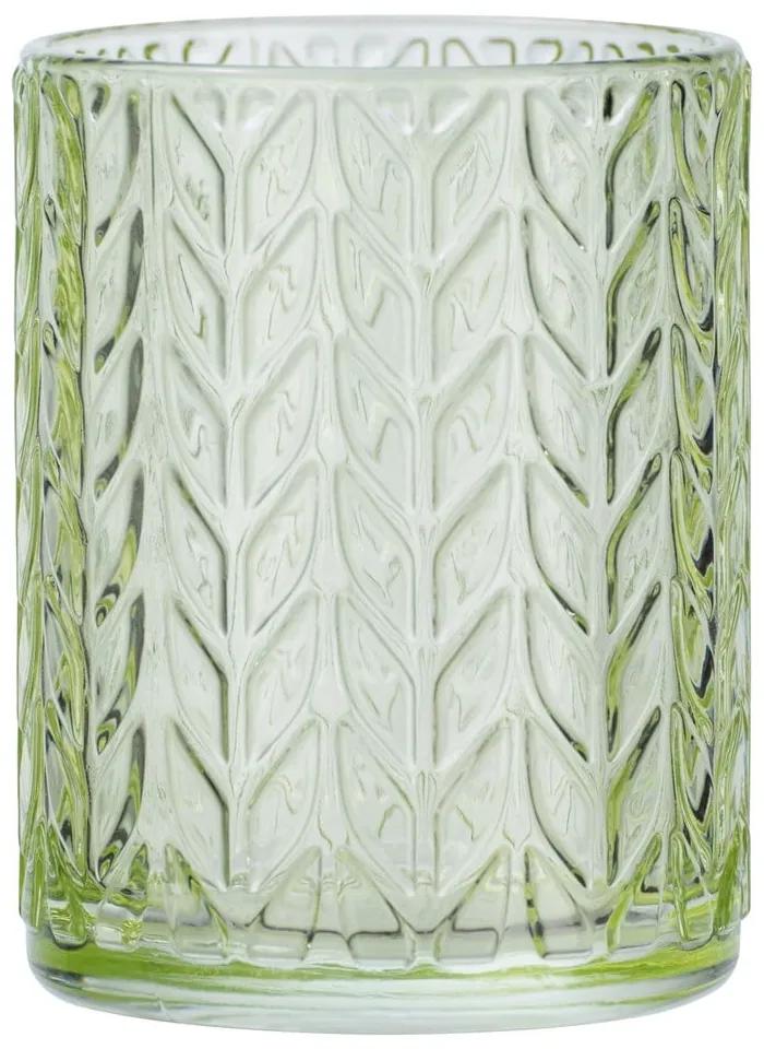Bicchiere di vetro verde per spazzolini da denti Vetro - Wenko