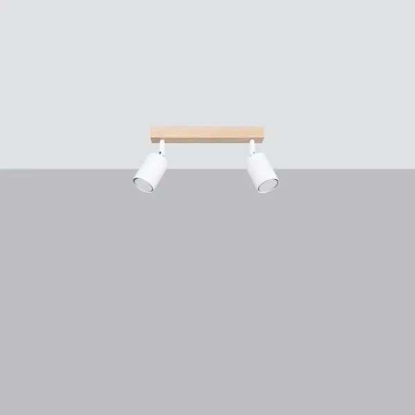 Sollux SL.1286 - Faretto VERDO 2xGU10/10W/230V bianco