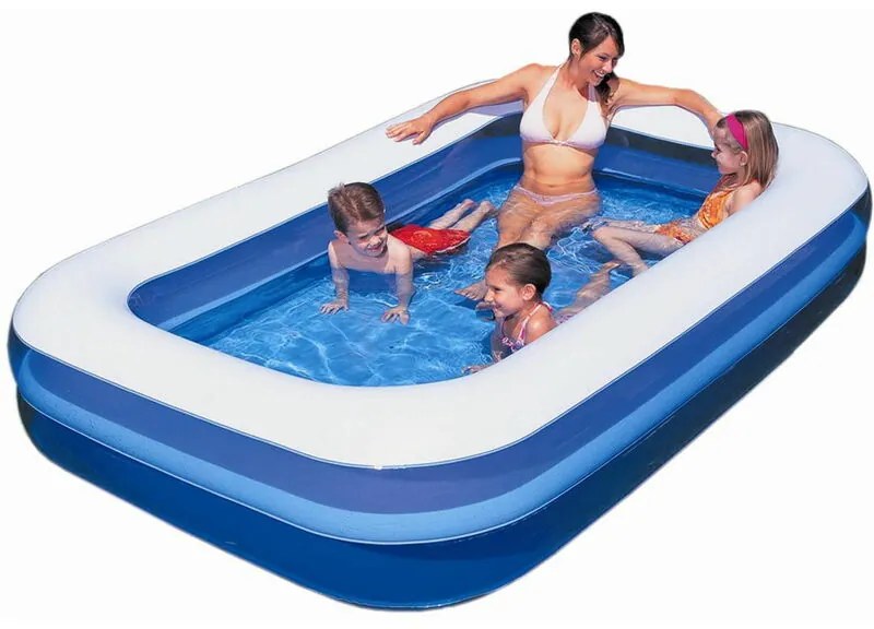 Bestway - piscina rettangolare tre tubi gonfiabile 305X183X56H cm.- 54009