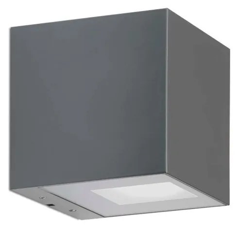 Antidark - Arca W100 LED Applique da Parete da Esterno Up/Down Grigio Antidark