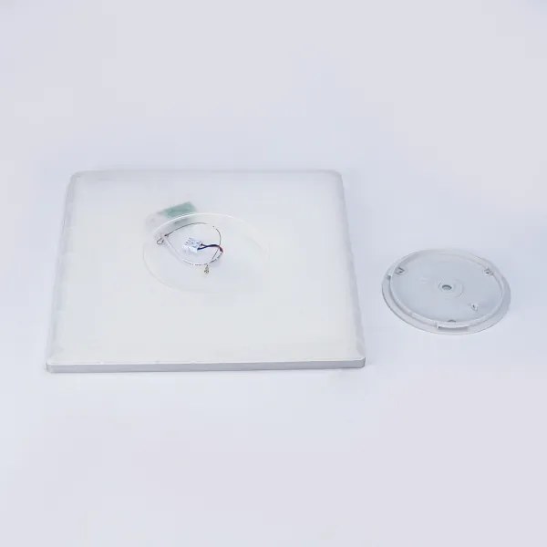 Brilagi - Plafoniera LED per bagno ULTRA SLIM LED/24W/230V 42x42 cm argento IP54