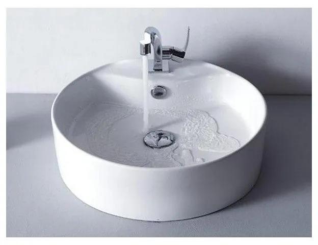Kamalu - lavabo tondo appoggio 46cm litos-446
