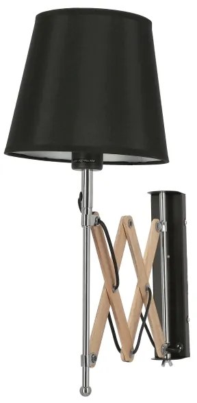 Applique MITO 1xE27/40W/230V nera