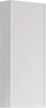 Pensile bagno Pixel Frame laccato opaco bianco, 1 anta apertura da sinistra P 17 x L 30 x H 80 cm