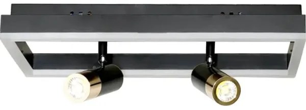 Plafoniera LED dimmerabile LED/50W/230V 3000-6500K nero + telecomando