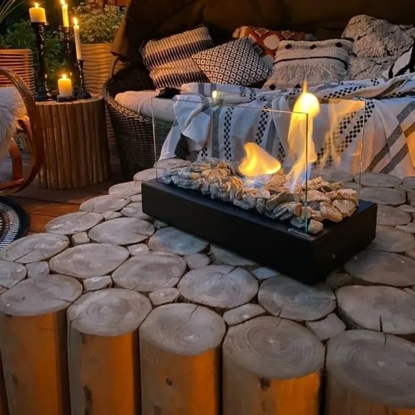 Kratki GALINA/TUV - Bio camino GALINA 21,8x35,4 cm 1kW nero