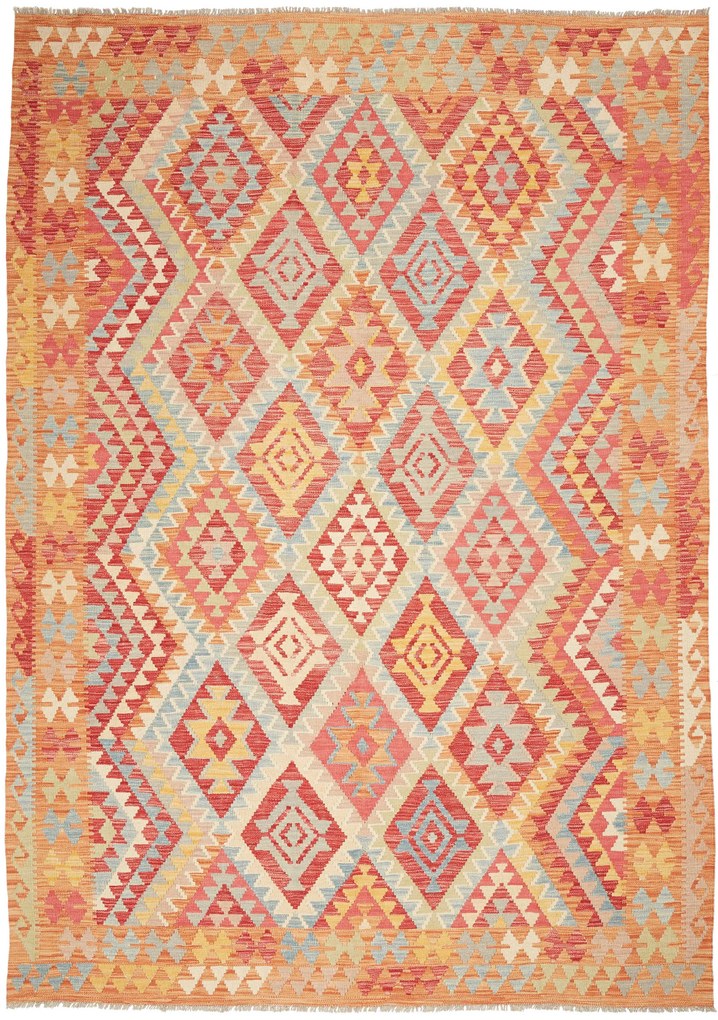 Kilim Tappeto 290x210 (Pakistan) Tessuto A Mano