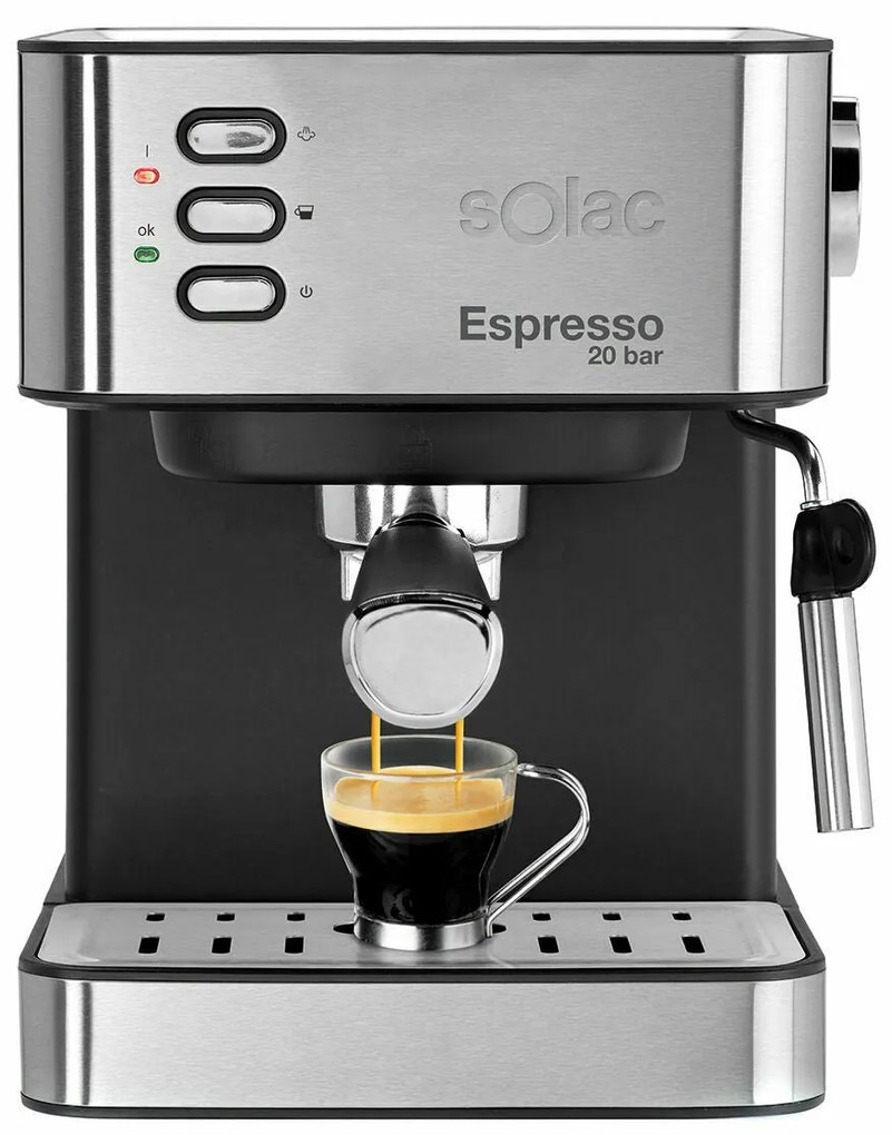 Caffettiera Express Solac CE4481 Nero Acciaio 850 W