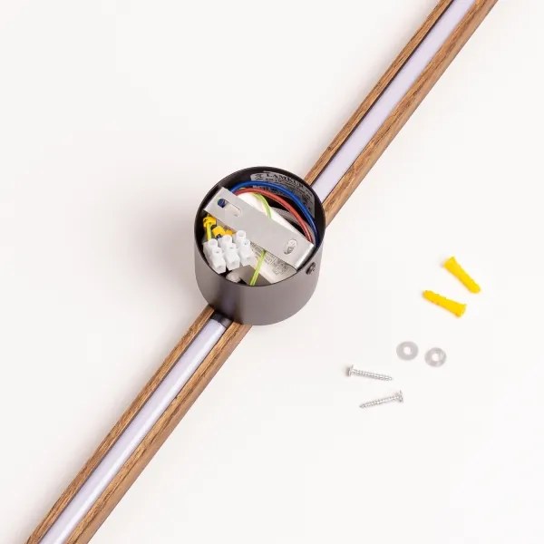 Brilagi - Lampada da parete LED WOODY LINE 12W 230V 120 cm rovere/noce