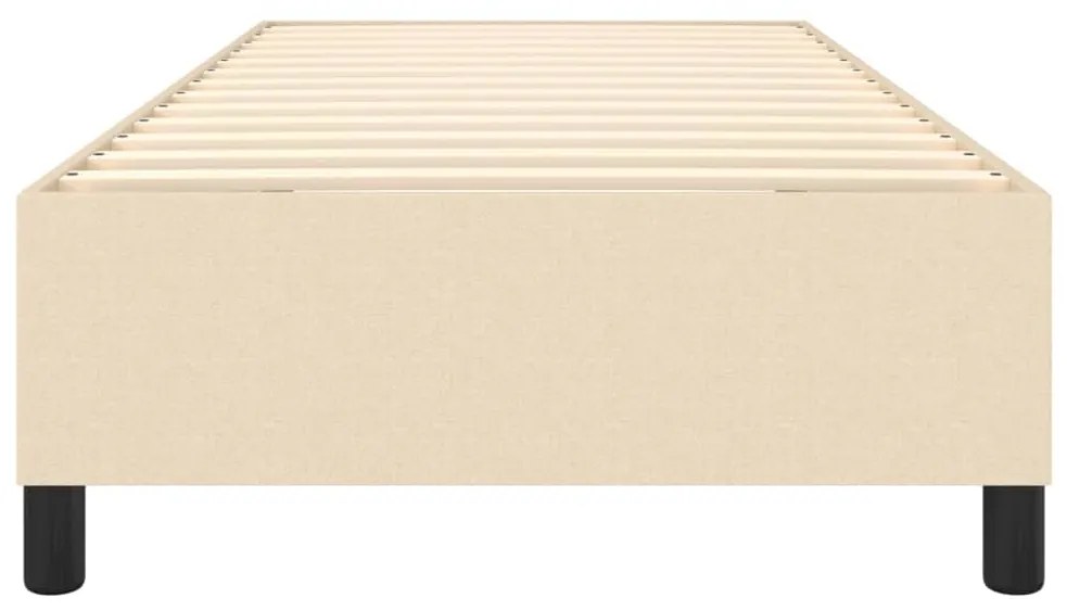 Giroletto a molle crema 90x200 cm in tessuto