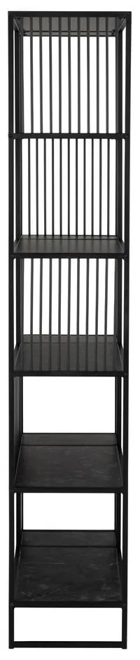 Libreria nera in pietra 85x185 cm Strington - Actona