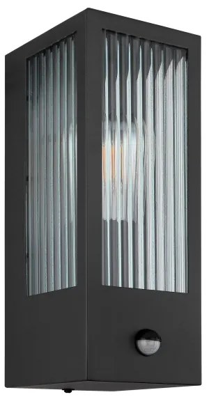 Globo 31980S-Applique da esterno con sensore GUNDULA 1xE27/60W/230V IP44