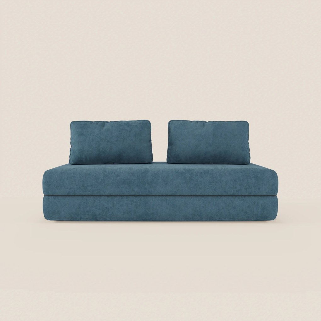 Rift divano letto matrimoniale 2 posti e 3 posti con schienali mobili - materasso alto 22 cm e memory foam in T31