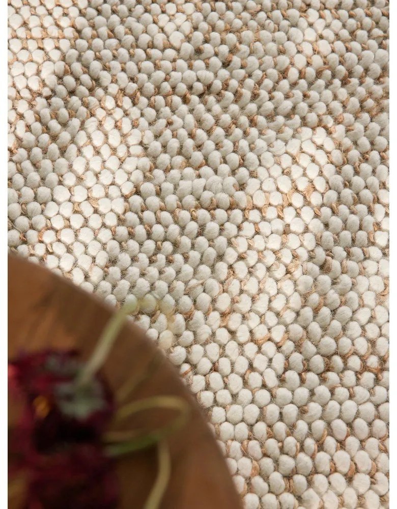 Tappeto beige tessuto a mano in lana 120x180 cm Peas - Villeroy&amp;Boch