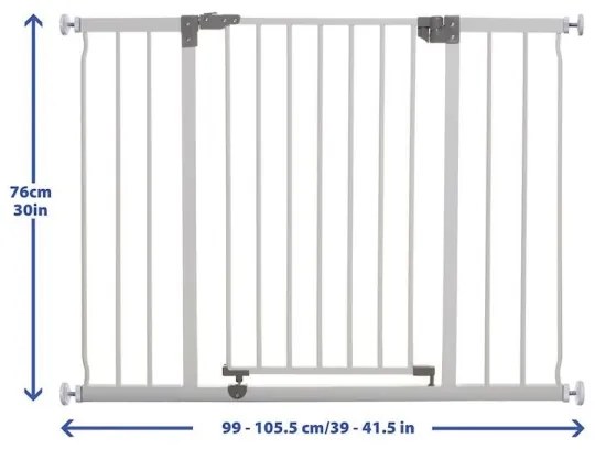 Dreambaby - Barriera di sicurezza LIBERTY 99-105,5 cm