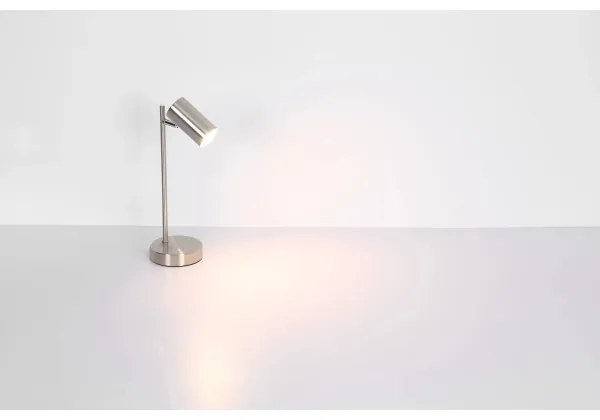 Globo 57910T - Lampada da tavolo ROBBY 1xGU10/5W/230V cromo opaco