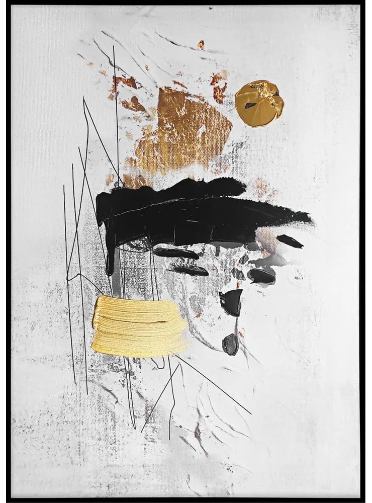 Quadro con elementi dipinti a mano 70x100 cm Fantasia I - Styler