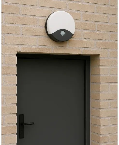 Applique da esterno LED con sensore di movimento LED/18W/230V IP44 antracite
