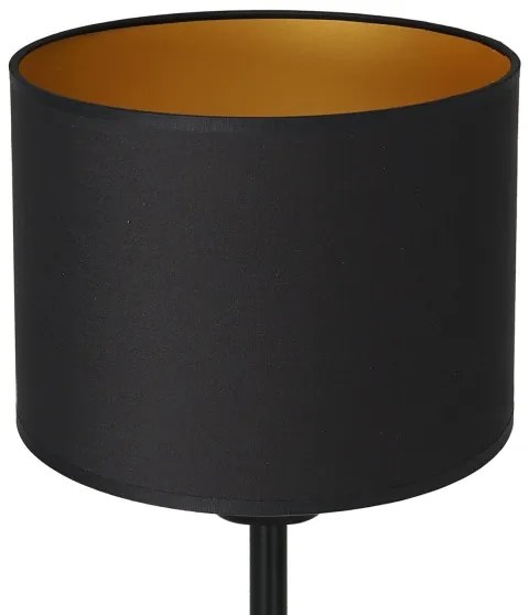 Lampada da tavolo ARDEN 1xE27/60W/230V d. 18 cm nero/oro
