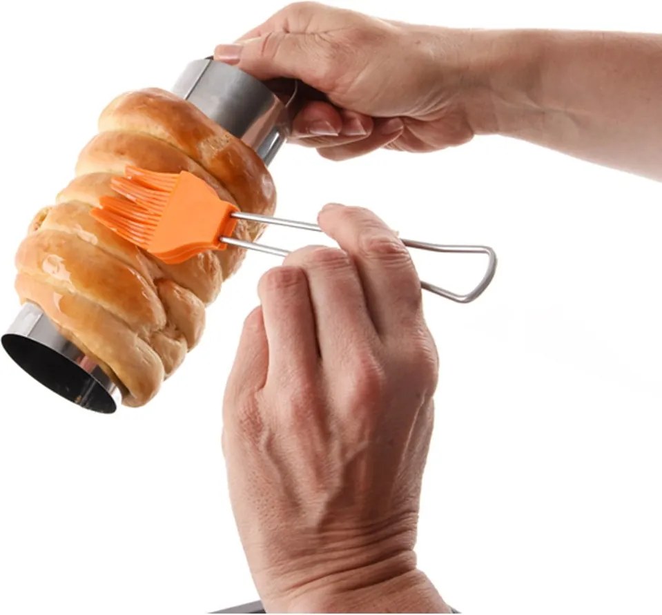 Set di stampi da forno in acciaio inox per torta a camino 2 pz ø 6 cm – Orion