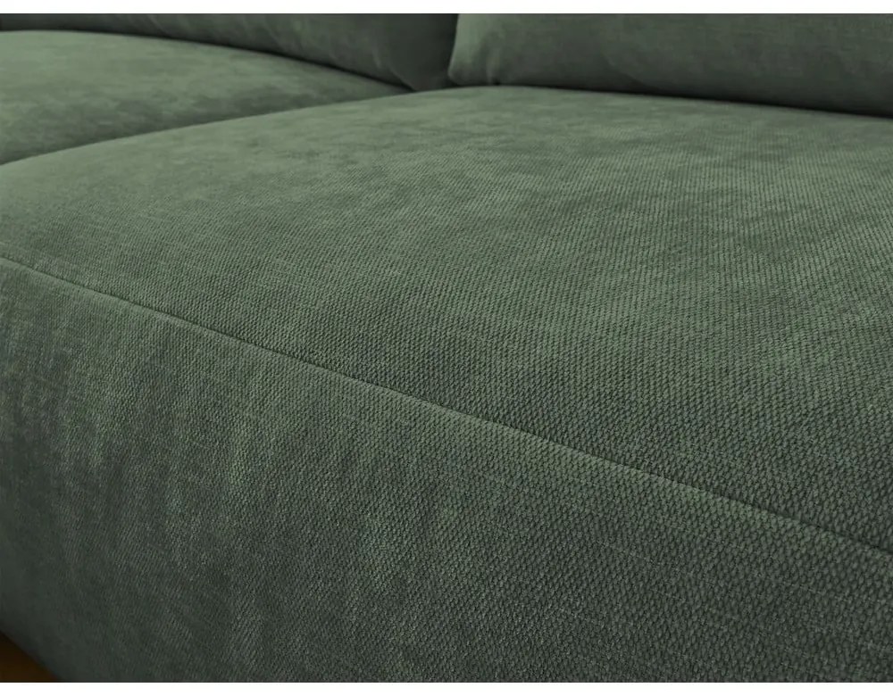 Divano angolare in verde scuro Aden – Bobochic Paris