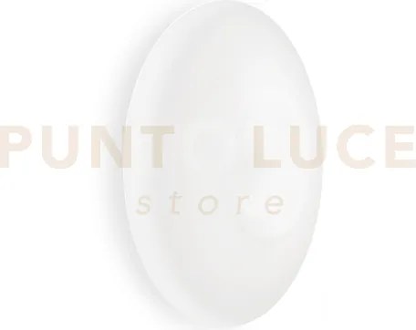 Glory plafoniera in vetro bianco 5 luci attacco e27 d.60cm