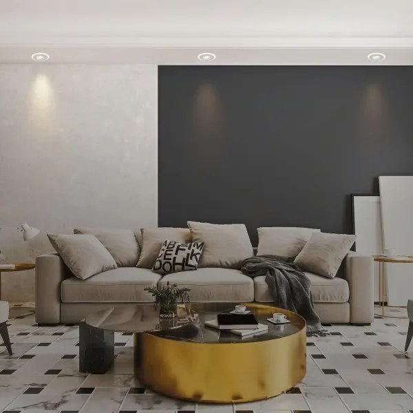 Briloner 7039034 - SET 3x plafoniera da soffitto per bagno LED 3x5W, 230 V, IP44, cromo opaco