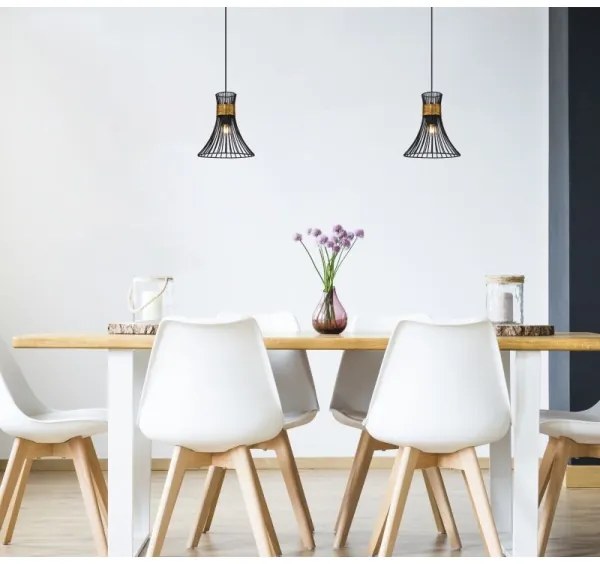 Globo 54814H - Lampadario a sospensione con filo PURRA 1xE27/60W/230V