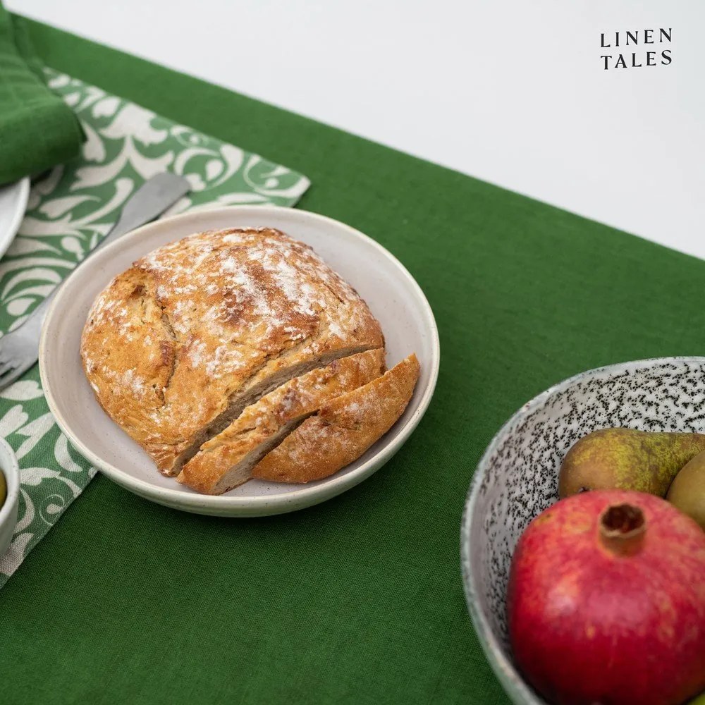 Tovaglia in lino 140x250 cm True Green – Linen Tales