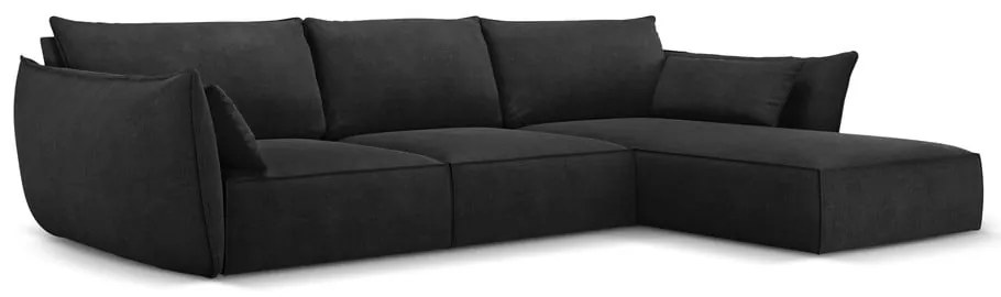 Divano angolare grigio scuro (angolo destro) Vanda - Mazzini Sofas