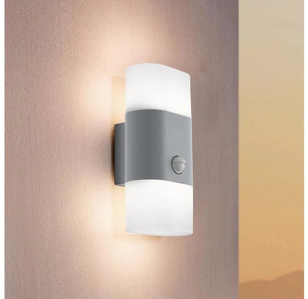 Eglo 97313 - Applique a LED  da esterno con sensore FAVRIA 1 2xLED/5,5W/230V IP44