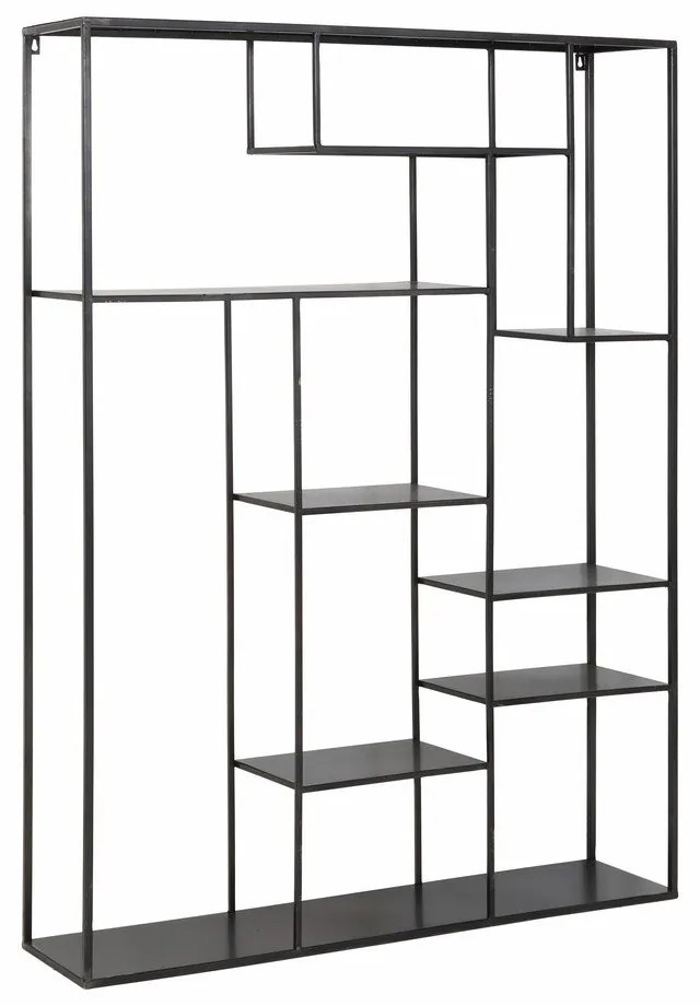 Scaffale metallico a castello nero Talara - Light &amp; Living