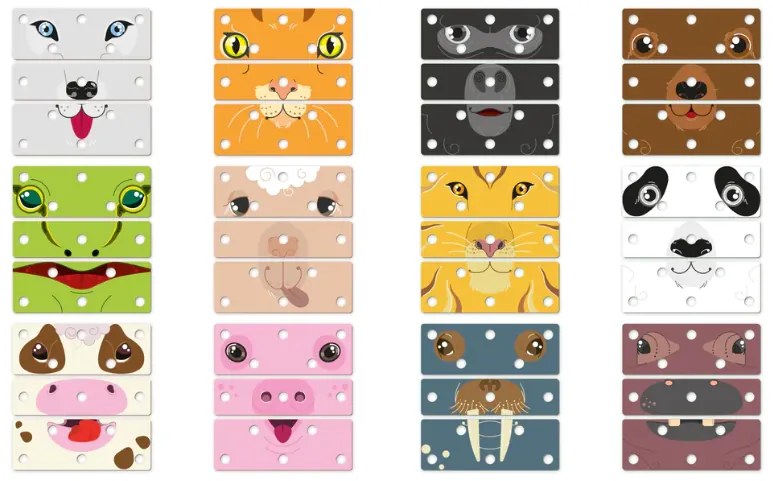 Quercetti - Indovina le facce degli animali